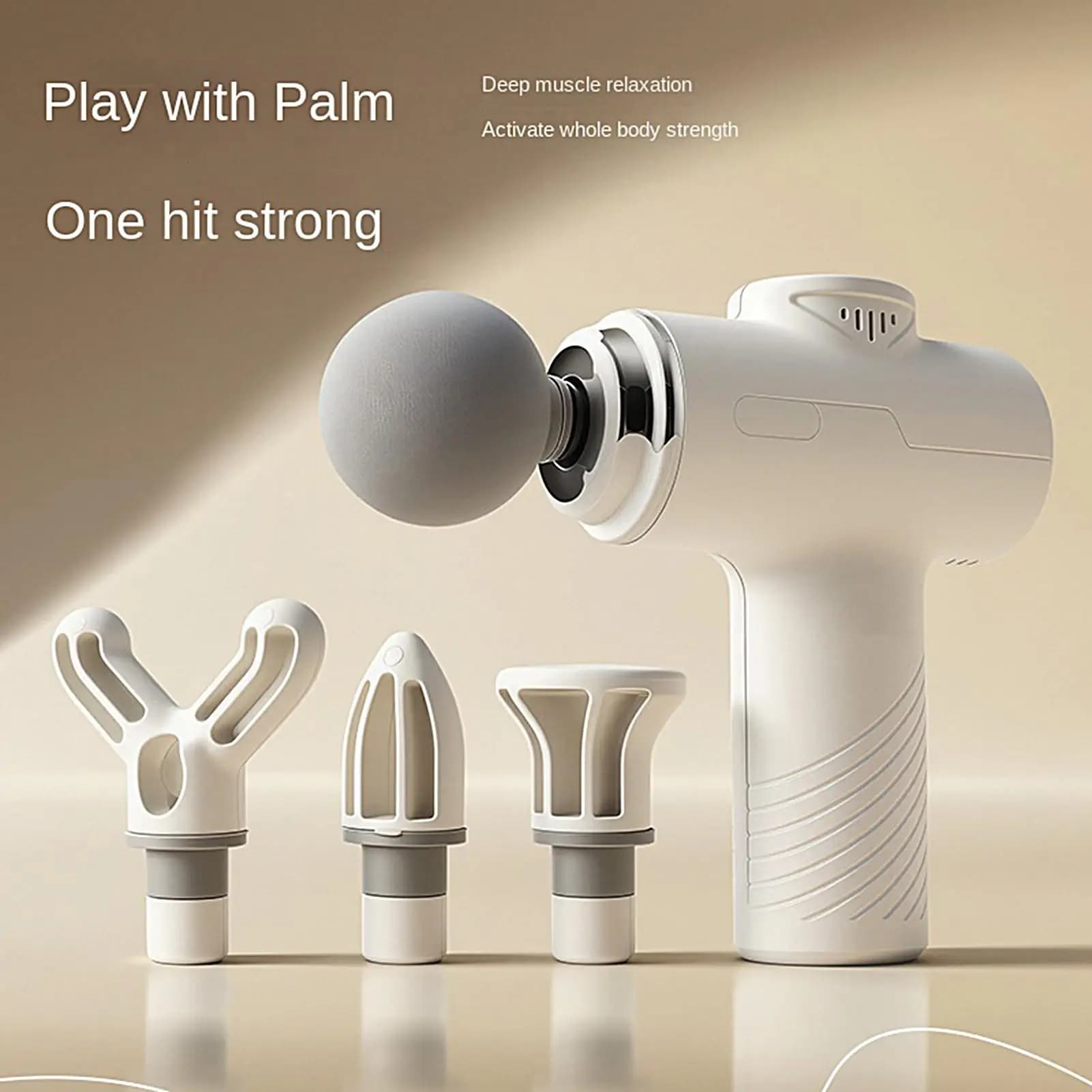 Muscle Massager Cordless Portable Adjustable Long Battery Relief Body Relief Massage Machine For Neck Shoulder Leg Hand Foot