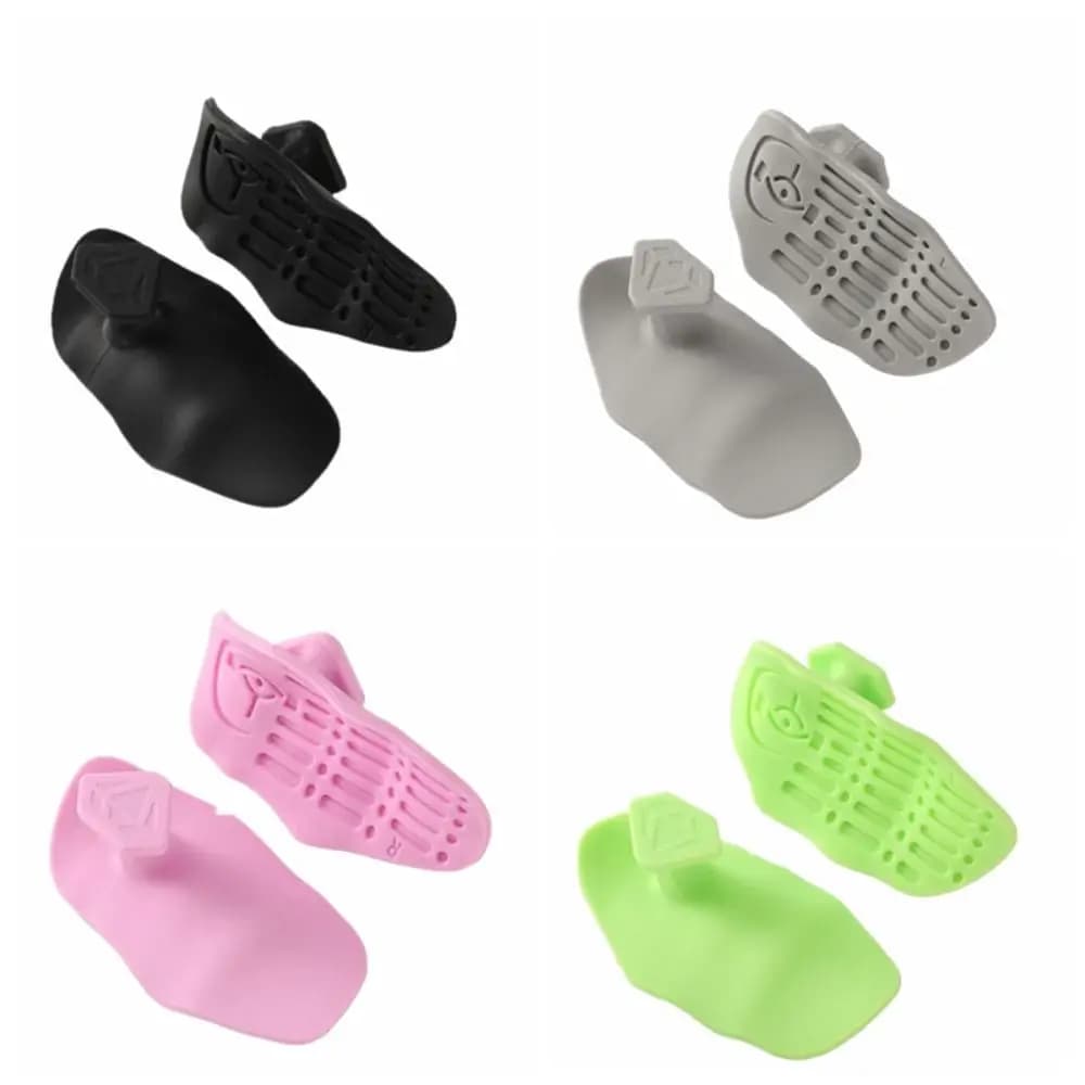 1 Pair Ergonomic Weight Lifting Grips Elastic Honeycomb-shaped Workout Gym Gloves Anti-friction Thicken Silicone Palm Grips