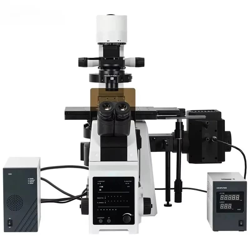 Microscopio A14.0950 BF DF PH POL DIC Rilievo Hoffoman PH Livello di ricerca biologico invertito