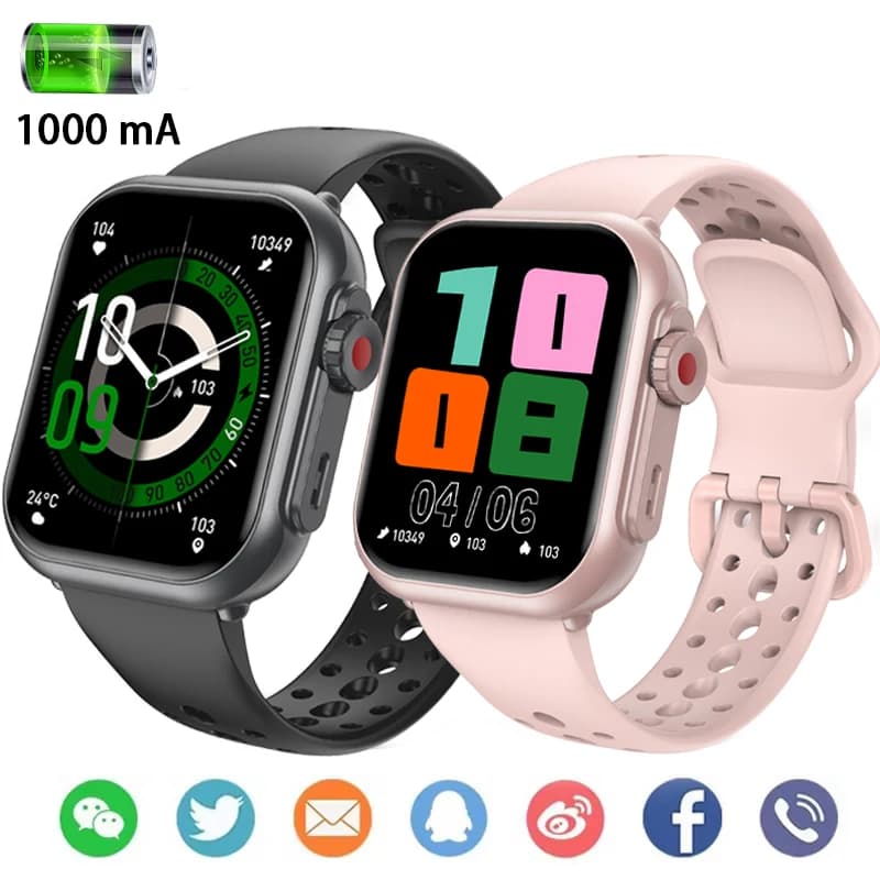 New Smart Watch GPS Track 1000 mAh Man Woman Touch Screen HD 1.85 inch IP68 Waterproof Bluetooth Smartwatch call for Android iOS