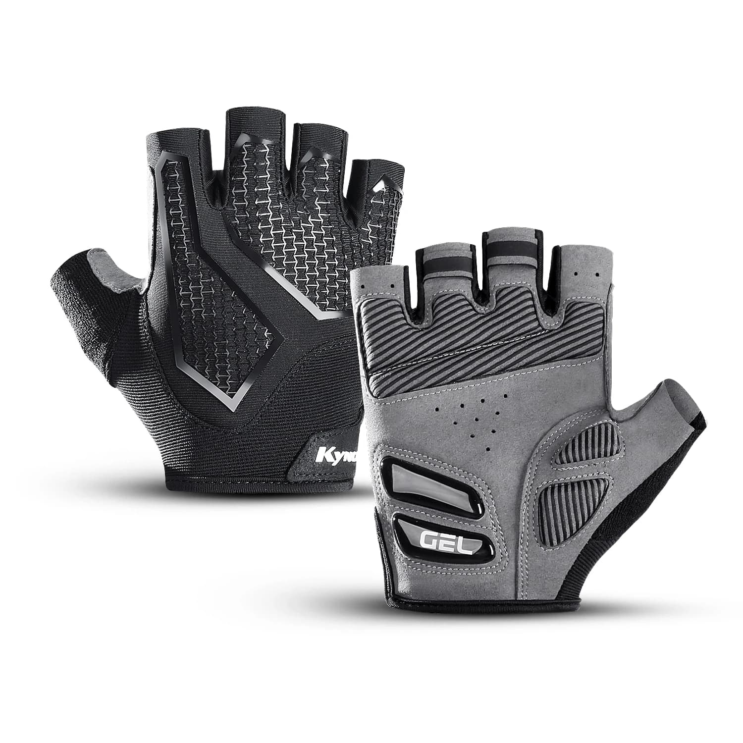 Liquid Silicone Padded Half Finger Bike Gloves Breathable Shock Absorb Protective Sports Gloves for Men Women Cycling Gym