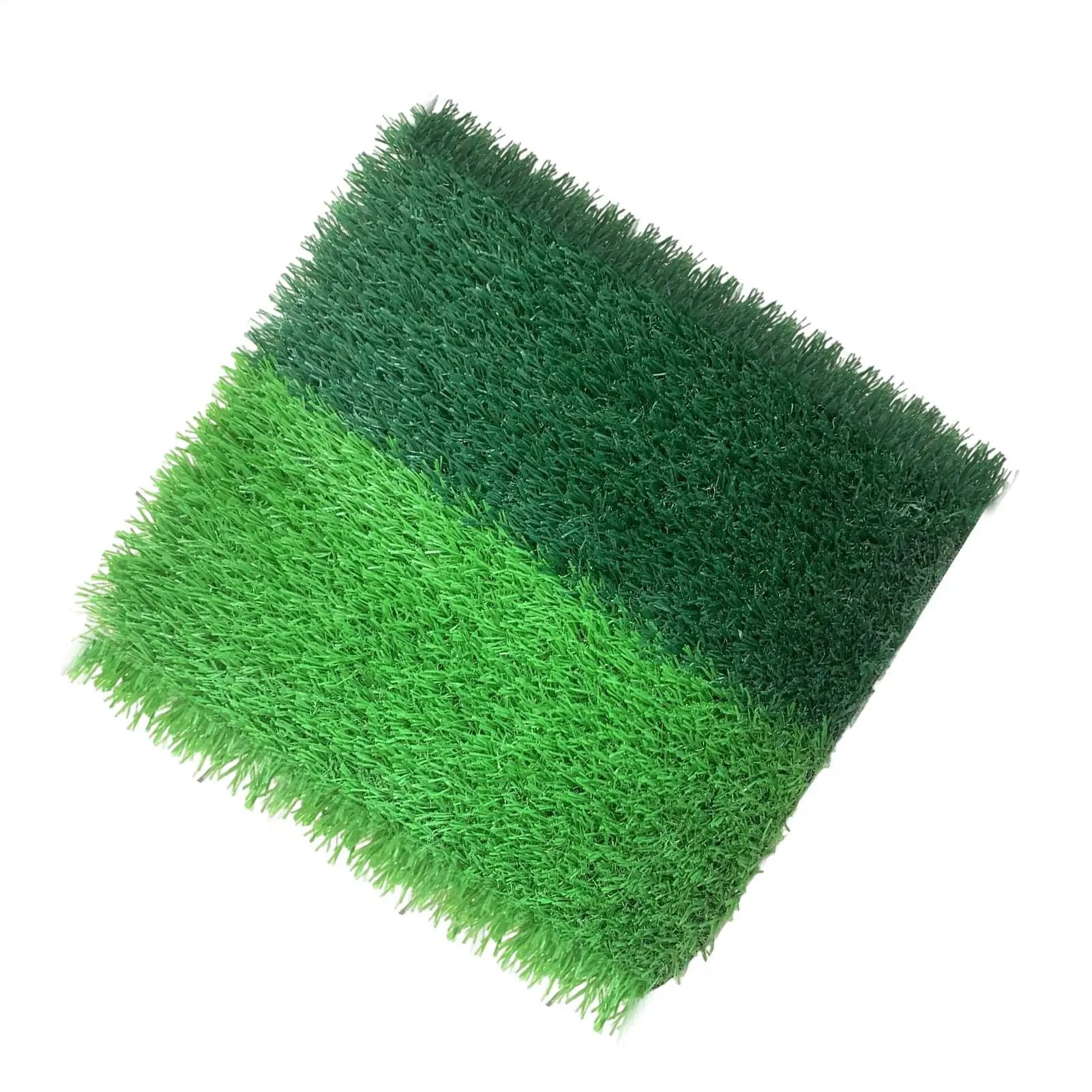 Faux Grass Rug 15.7x15.7in Soft Waterproof Decoration Grass Turf Carpet For Dogs Cats Indoor Outdoor Garden Backyard Patio