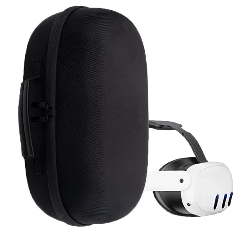 EVA Hard Case Travel Box for Meta Quest 3 Elite Strap Glasses VR Hinge Bags for Meta Quest 3 VR Accessories