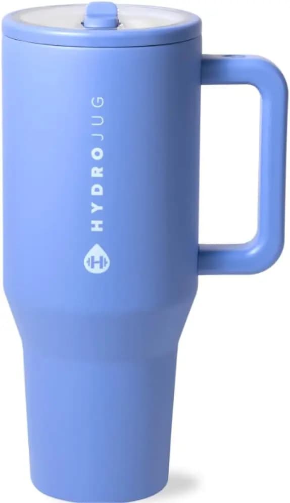 Water Bottle Isolated by 40 oz with Manic and Candle Reboundable, Tumbler Antigoccia Suitable for Glass Holders, Blue for Men and Women
