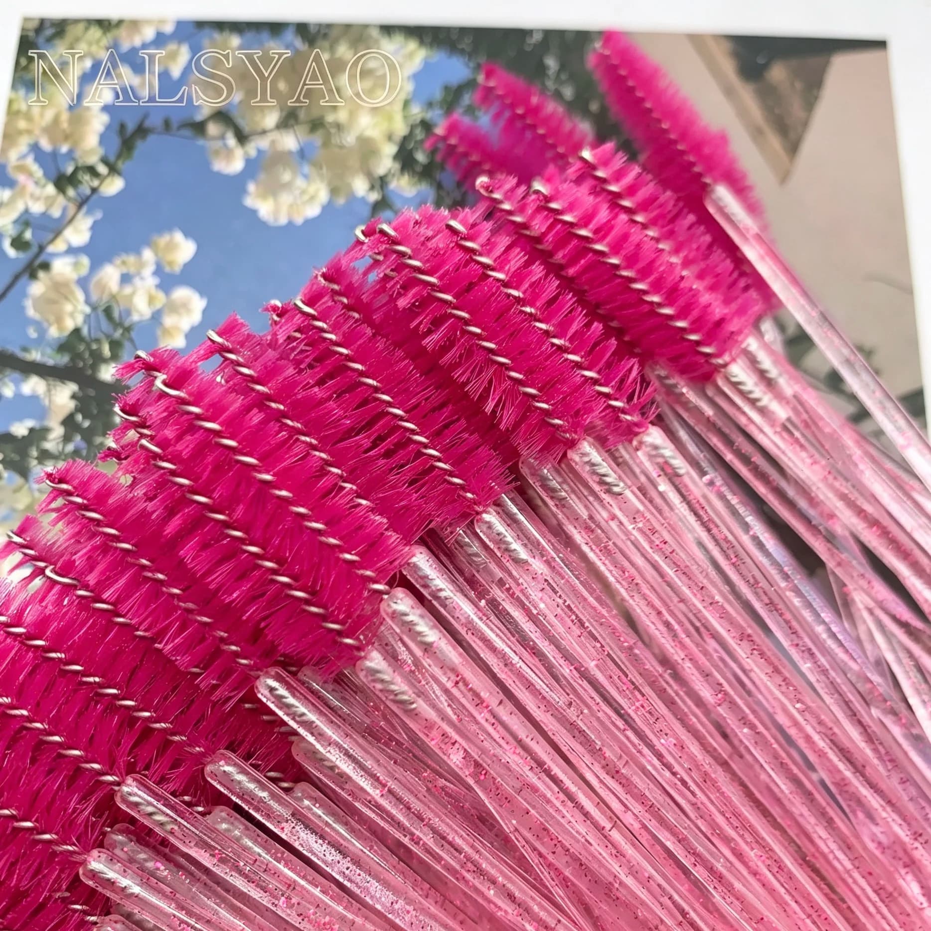 100Pcs Mascara Wand Eyelash Extension Disposable Eyebrow brush Applicator Spoolers Eye Lashes Cosmetic Brushes Set makeup tools