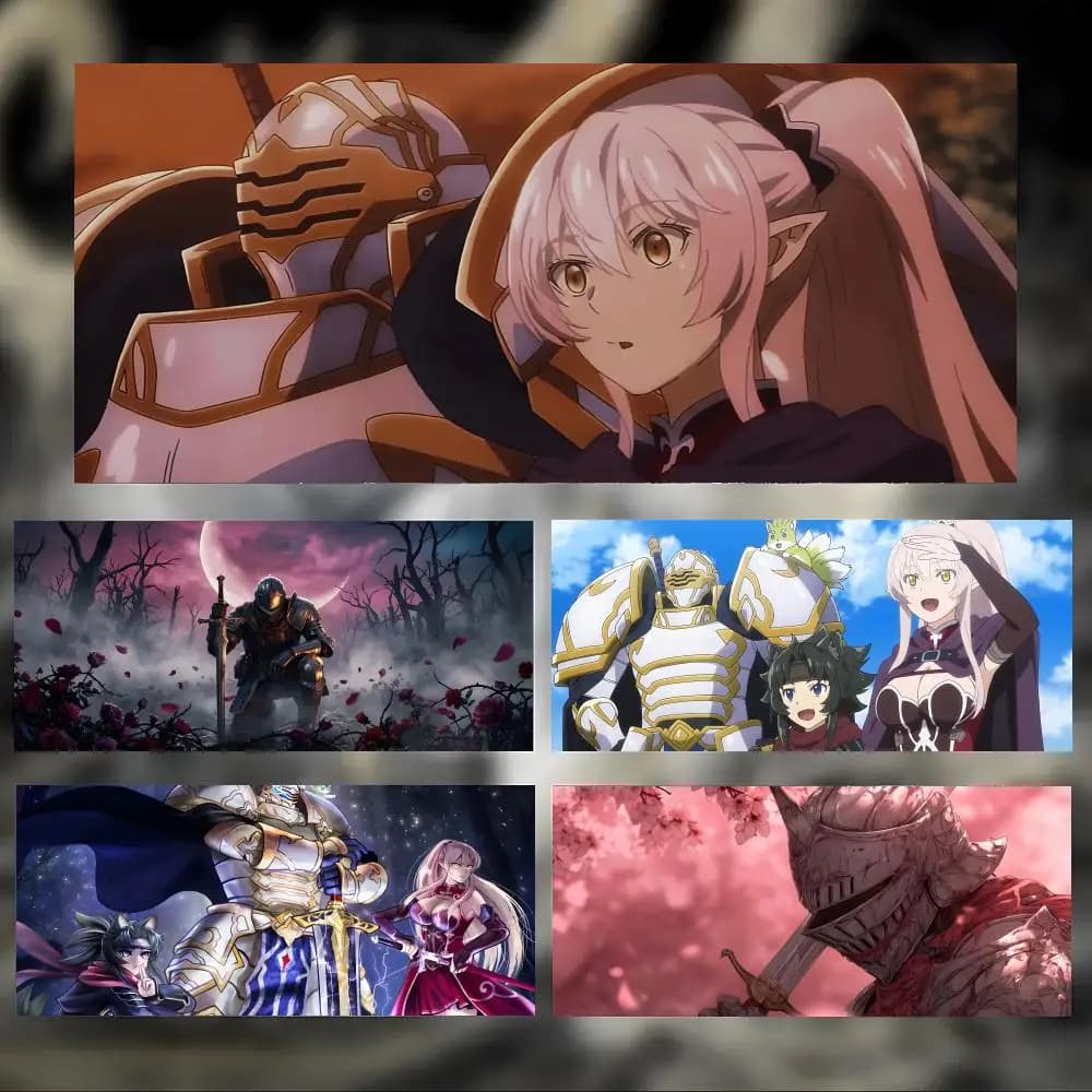 Fantastico tappetino per mouse Anime S-Skeleton Knight in Another World, grande e spesso, con bordi cuciti, tappetino da gioco per PC
