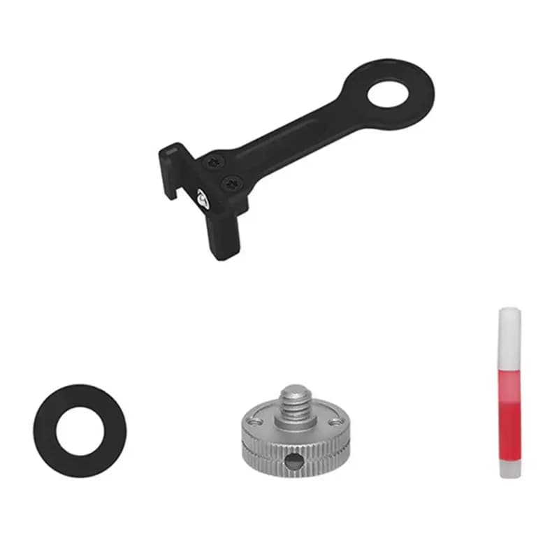 A72Z Cold Shoe Vlog Adapter for mounting on extension bar 1/4 inch screw for action camera bracket Support for tripod with LED light microphone