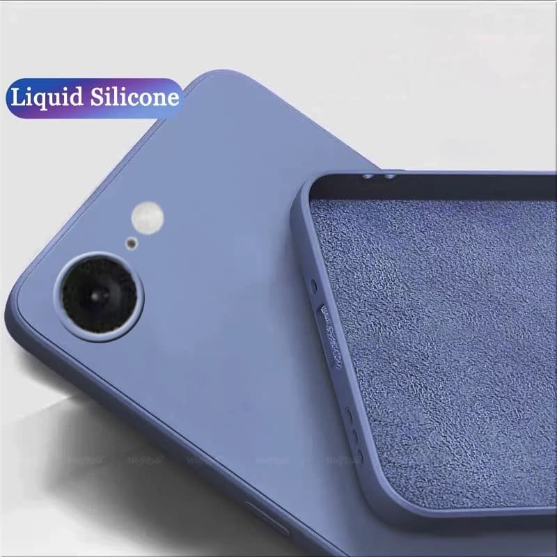 Per iPhone 16e Custodia Cover iPhone 16e Capas Silicone liquido antiurto Paraurti per telefono TPU Cover morbida per Apple iPhone 16e Fundas