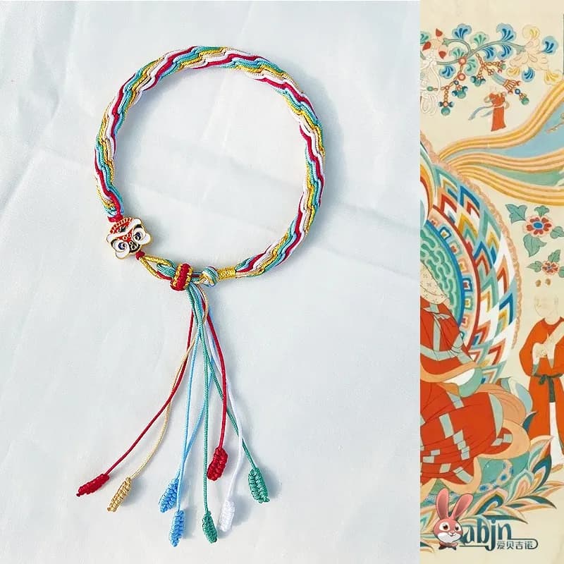 Creative Gift Box Rope DIY Material Kit for Dragon Boat Festival Handmade Bracelet for Best Friends And Couples
