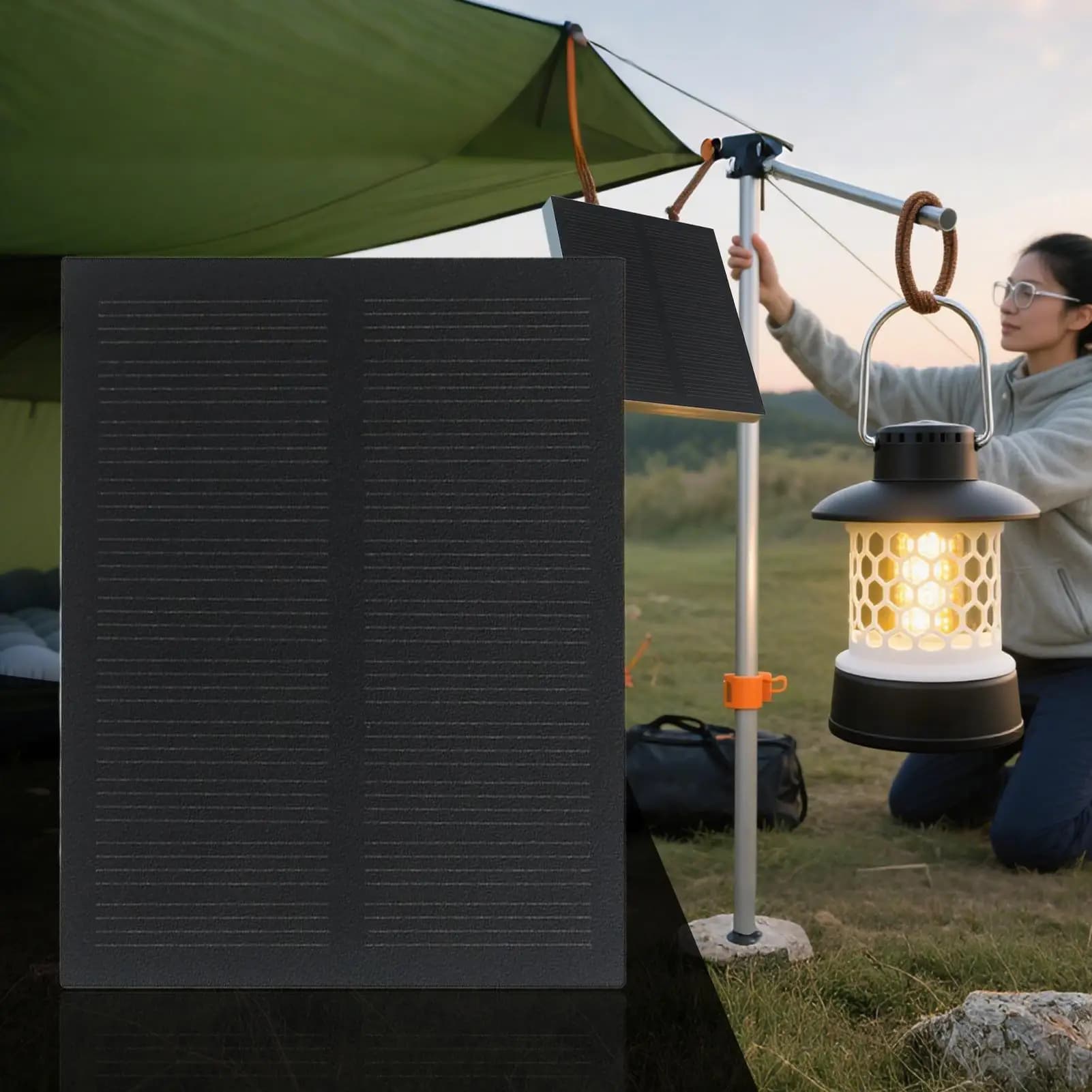 Caricatore per pannello solare 5 pezzi 5,5 V Piccolo pannello solare Celle fotovoltaiche Stazione di ricarica per generatore ad alta efficienza per i viaggi