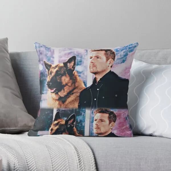 Hudson e Rex Stampa Fodera per cuscino Matrimonio Anime Decorativo Morbido Vita per la casa Divano Custodia per auto Cuscini non includono un lato