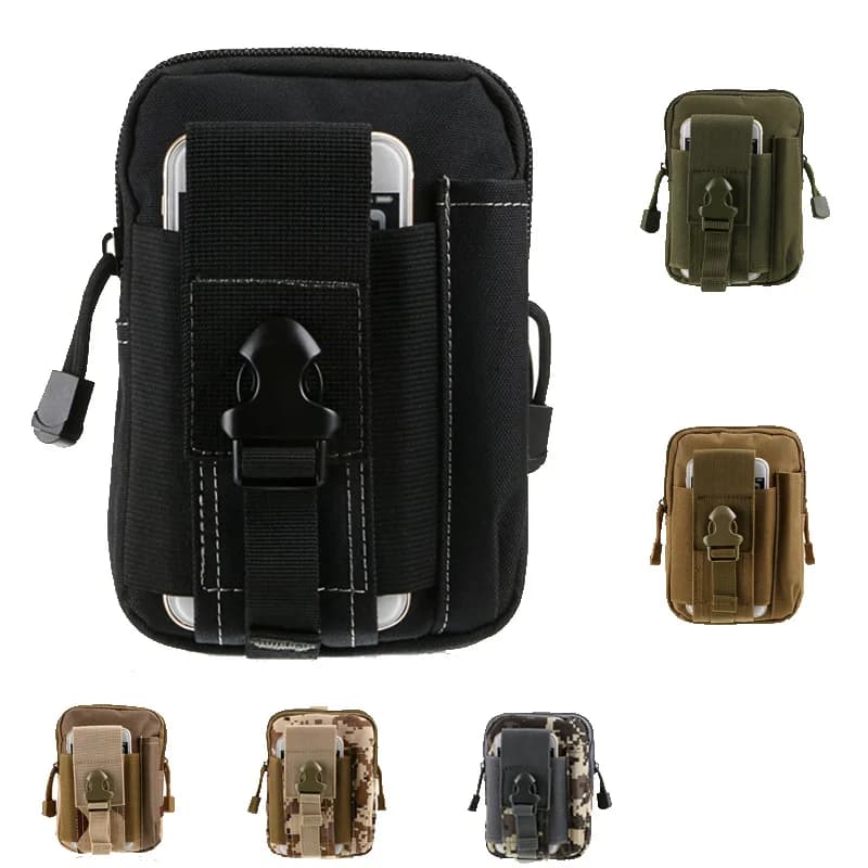 Marsupio tattico Molle per sport all'aria aperta, escursionismo, arrampicata, campeggio, attrezzi, marsupio, corsa, viaggio, caccia, piccola tasca