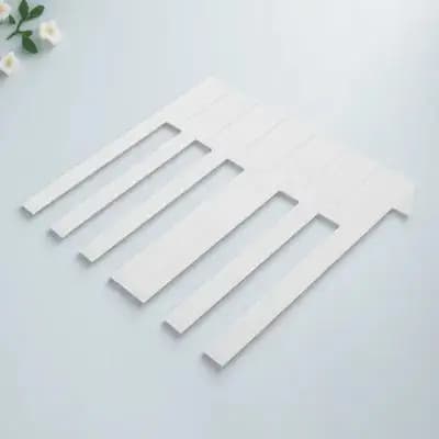6 Fogli Divisori in Plastica A7 per Quaderni, Agende, Diari, Raccoglitori - Separatori Mini in Robusto Materiale PP Pronti per l'Etichettatura
