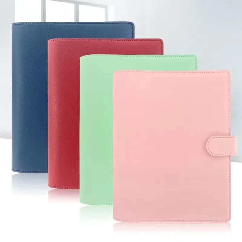 Rilegatura di libri in plastica colorata Foro a fungo Anello a scatto per notebook A5A6 Happy Planner Raccoglitore Anelli Scrapbooking Rilegatura Forniture