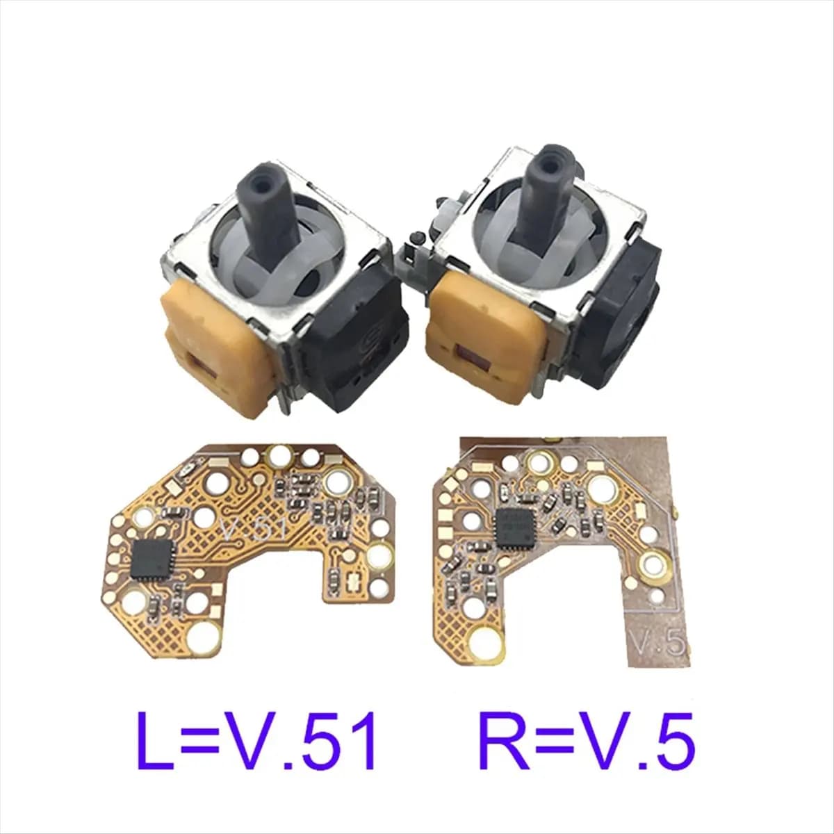 [B63C] Joystick Hall da 2 pezzi + scheda di calibrazione per Xbox One Gamepad Effetto Hall e Joystick Hall Calibrazione centro/anello esterno
