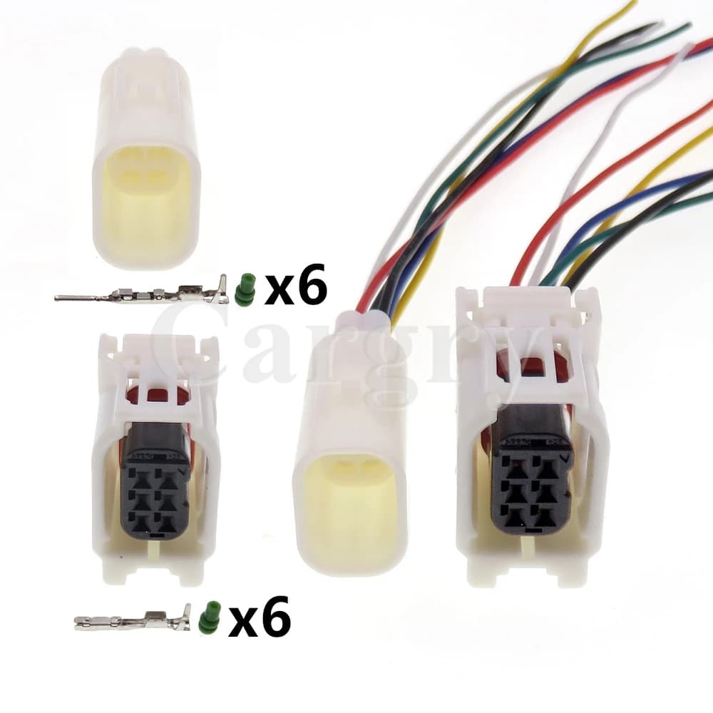 1 Set 6P 6188-0706 6189-1142 connettore sonda Radar di retromarcia per auto terminale di cablaggio automobilistico presa impermeabile