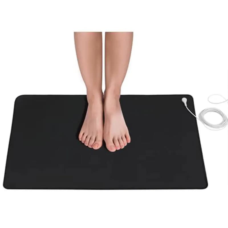 Grounding Mat 60x40cm, Conductive Carpet for Yoga, Antistatic, Pet Mat