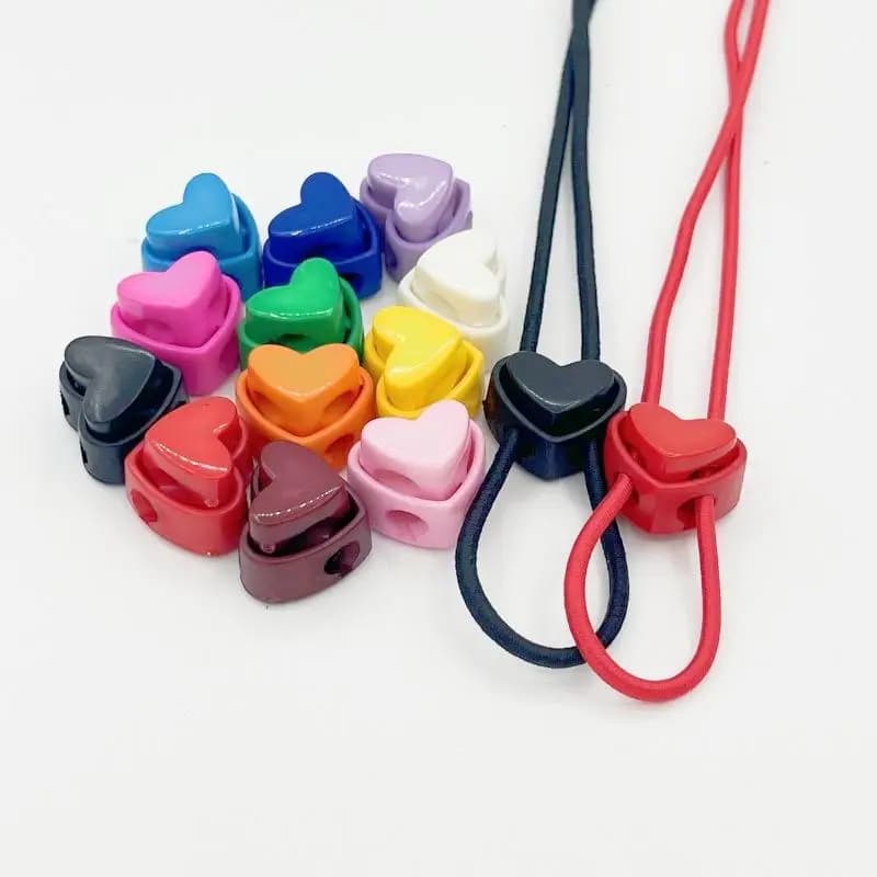 Colorful Heart Needle Sleeves for Crochet Knitting Durable Soft Covers Protect Fingers DIY Craft Tool Set