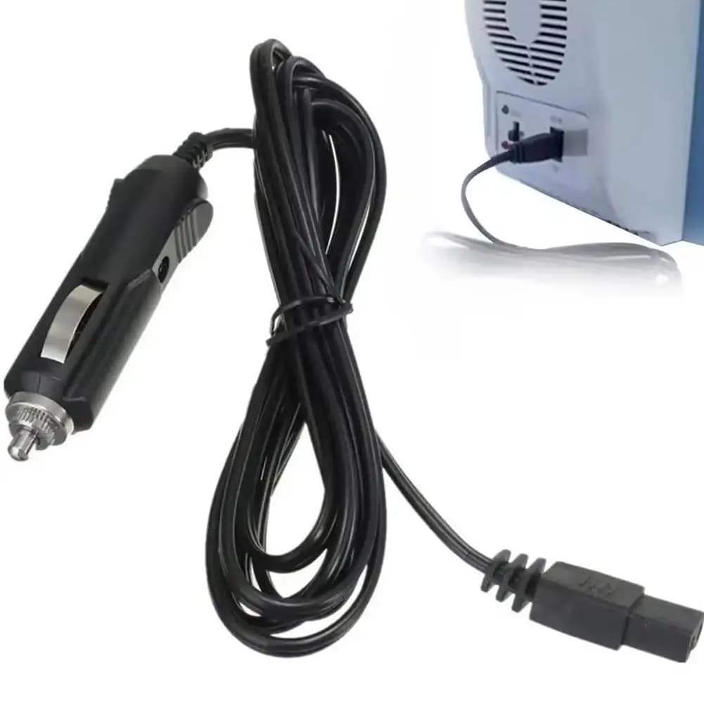Cavo di alimentazione per caricabatterie da auto a 2 pin 12V DC con presa accendisigari per frigorifero portatile, mini frigo, refrigeratore per auto