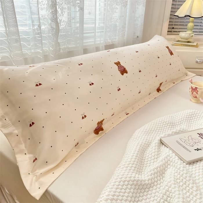 1PC Soft Pillowcase 48x120 Pillow Cover Printed Pillowslip Rectangle Cushion Covers Funda Almohada