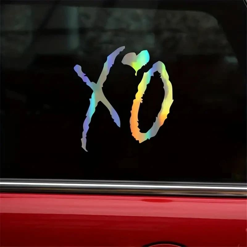 Adesivi, logo per laptop per telefono per auto su stile XO Weekend Cuddle And Kiss