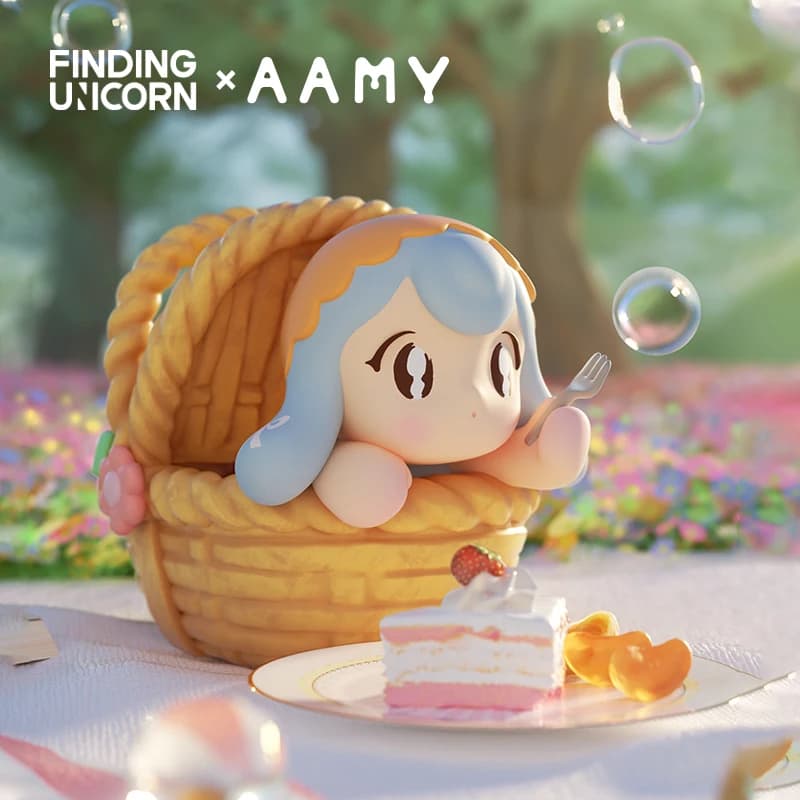 AAMY Picnic With Butterfly Series Blind Box Toys Kwaii Mystery Box Mistery mistiosa Caja Action Figure Model Grils Gift
