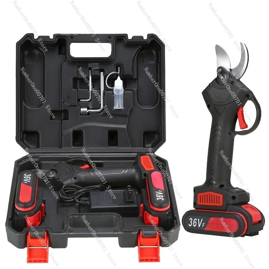 36V battery lithium branch cutter, rechargeable electric shear for gardening