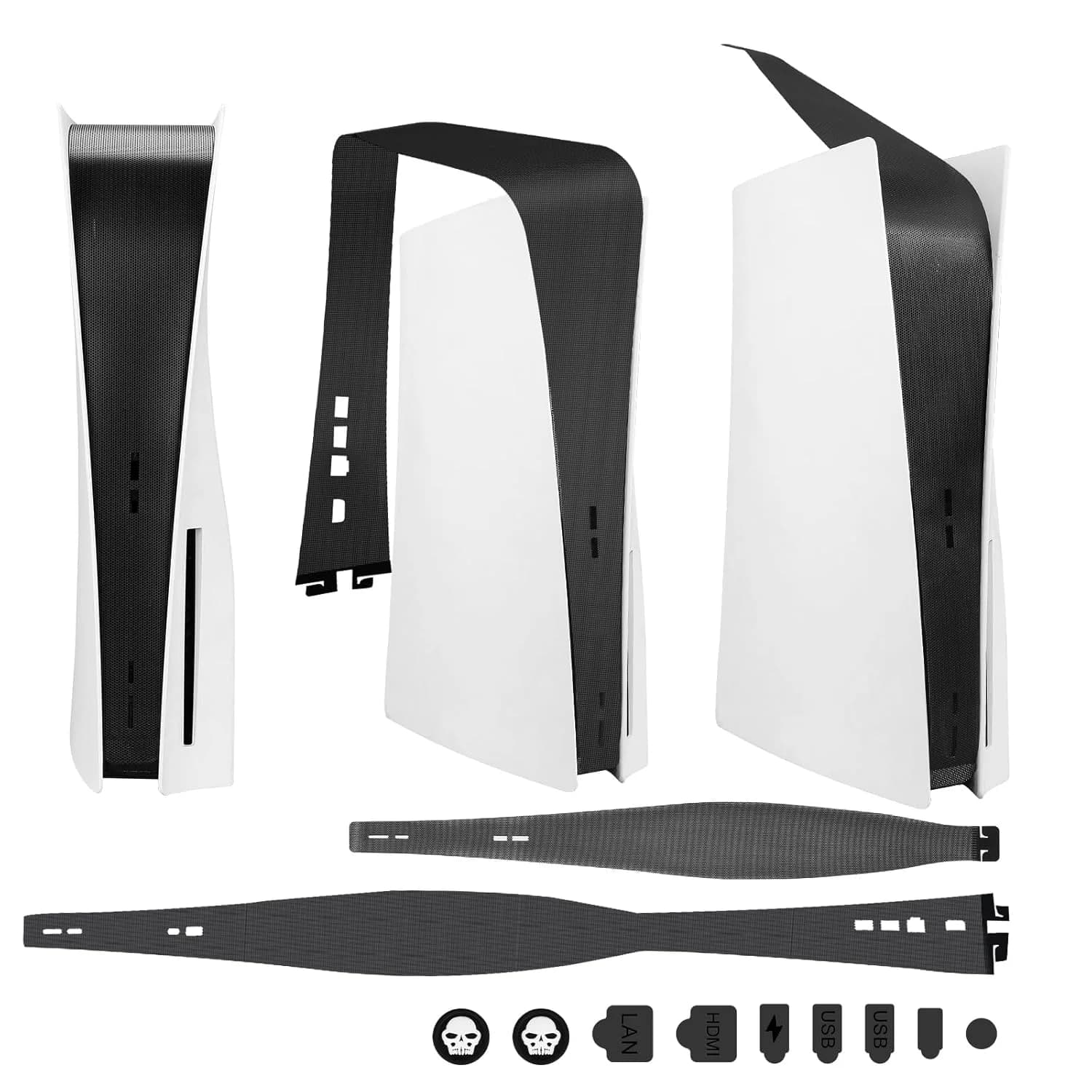 Copertura antipolvere in rete per disco PS5/console digitale Protezione traspirante su 3 lati Filtro antipolvere antigraffio per accessori PS5