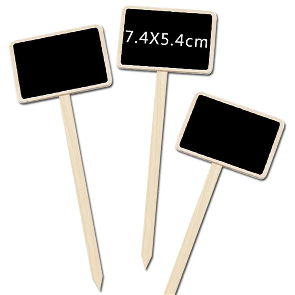 Set di lavagne da 10 pezzi, decorazione floreale natalizia fai da te, bacheca per messaggi, artigianato in legno, decorazioni per la casa, inserti per carte, strumento di scrittura