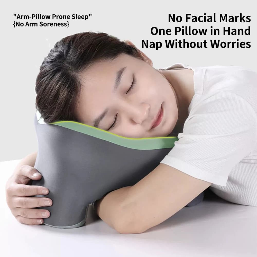 Cuscino da Viaggio per il Collo in Memory Foam a Forma di U, Supporto per il Collo, Cuscino Portatile per Dormire, Cuscino per il Viso, Massaggiatore, Protezione per il Collo