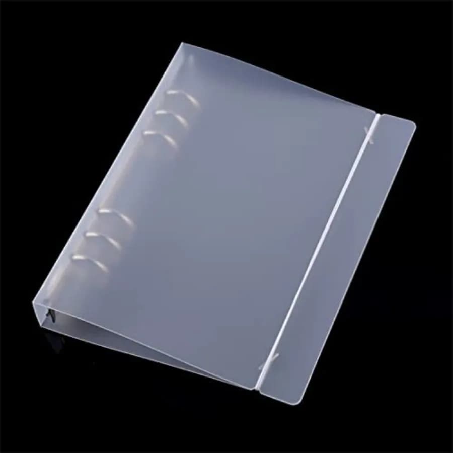 Copertina in PVC morbido per quaderni ricaricabili con superficie opaca per conservazione timbri e fustelle