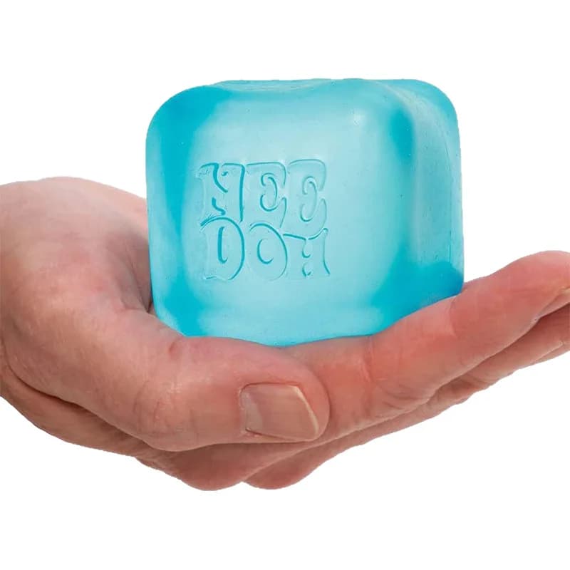 Schylling NeeDoh Nice Cube Giocattolo Sensoriale Antistress Super Solido per Alleviare l'Ansia - Cubo da 2,25 Pollici