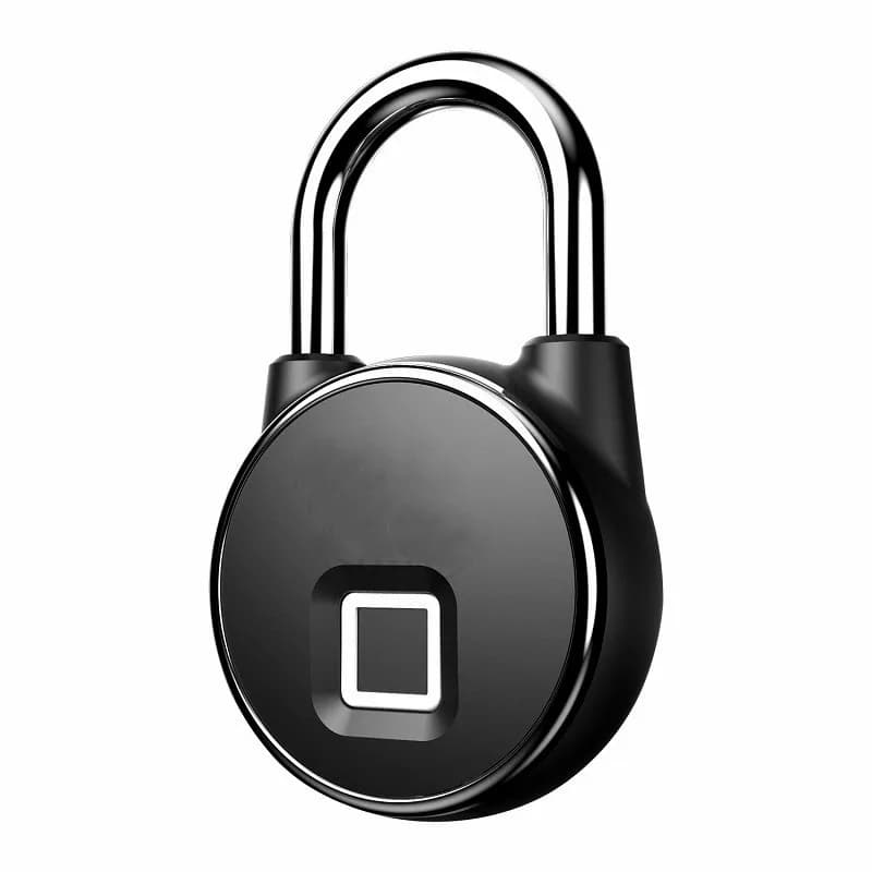 Smart Lock ricaricabile tramite USB Blocco con impronta digitale senza chiave Lucchetto di sicurezza antifurto impermeabile per porta bagagli