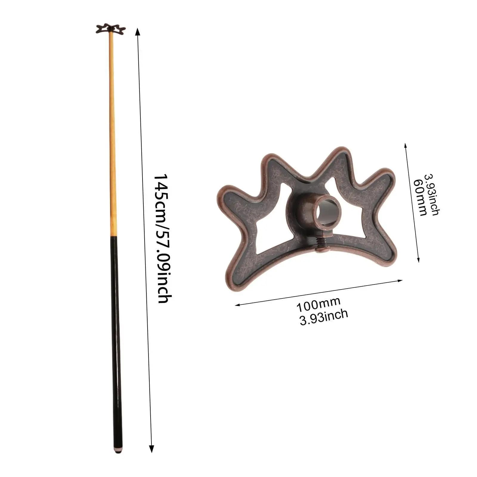 Pool Cue Bridge Stick Set Multifunctional Billiards Accessory Detachable Support for Home Snooker Play