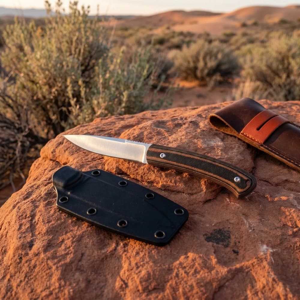 Mini 2382 Straight Knife G10 Handle Multi-purpose Outdoor Backpack Climbing Knife EDC Lightweight Fruit Knife Ideal Gift for Men