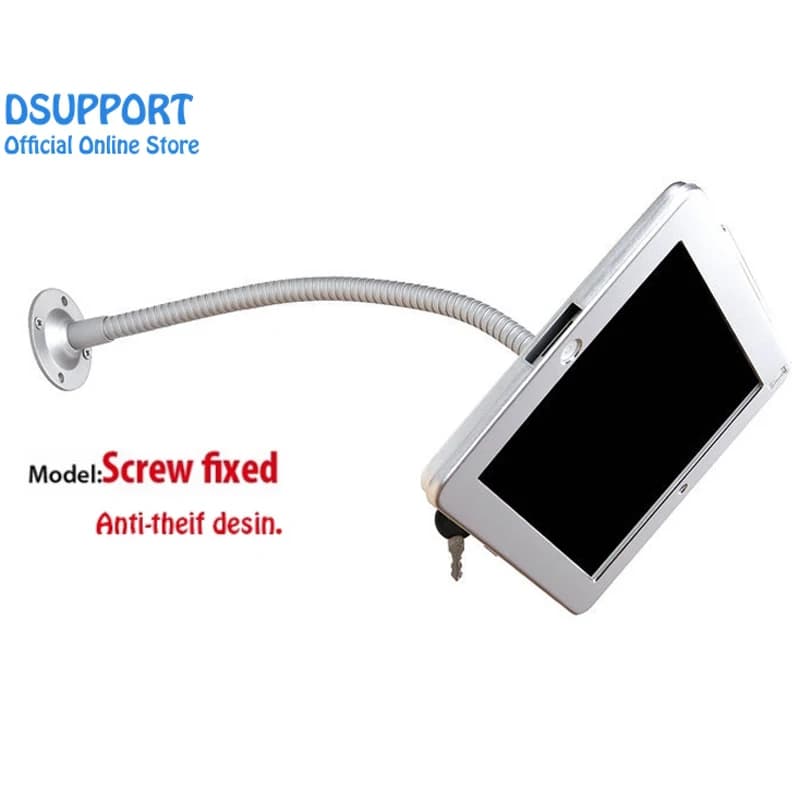 Custodia di vendita calda per iPad Air 3 Tablet PC da 10,5 pollici Supporto da tavolo Design antifurto con serratura Materiale metallico