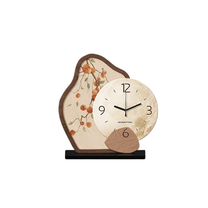 Orologio da tavolo con pendolo, orologio da soggiorno, ornamenti decorativi