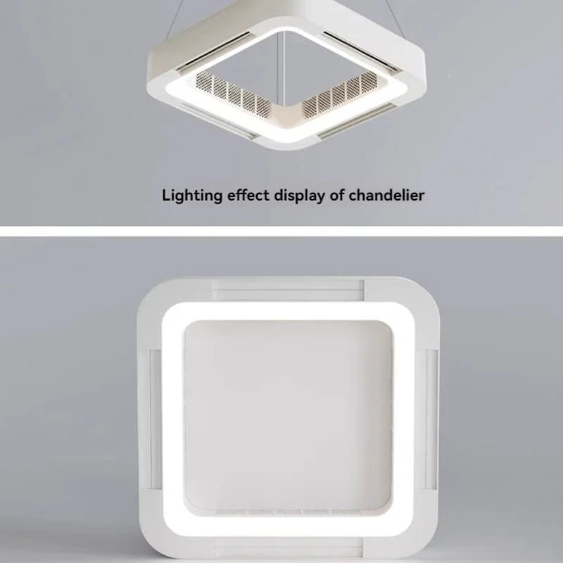 Elettrodomestici Ventilatore senza lama Lampada Semplice invisibile Silenzioso Camera da letto Ristorante Ventilatore da soffitto Condizionatore d'aria Ventilatore elettrico Integrato