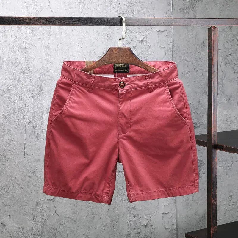 Lightweight Pure Cotton Men's Shorts Summer Outdoor Workwear Quick Dry Loose Fit Outdoor Sports Casual Pants