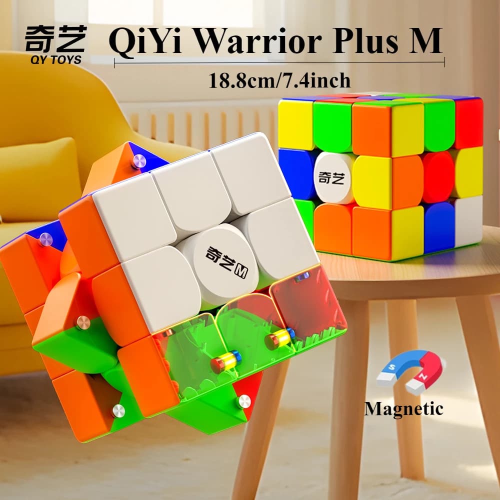 Nuovo QiYi Warrior Plus M 18 cm 3x3x3 Grande Cubo Magico Puzzle Magico 3x3 Cubo Magico Giocattolo Educativo Professionale per il Regalo