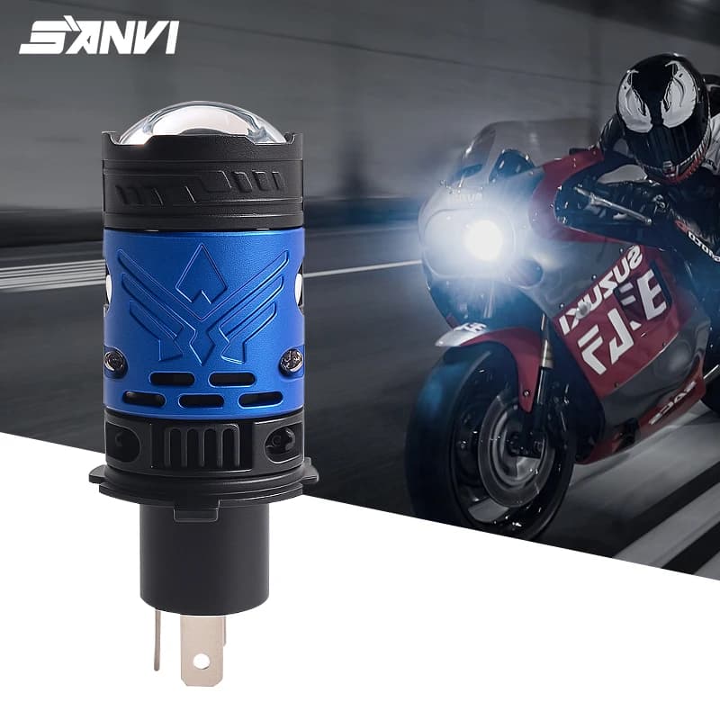 Wireless MINI H4 Bi LED Proiettore Lente Faro 40000LM 6500K 130W Fascio Alto-Basso Lampadina Per Auto Moto Faro RHD LHD