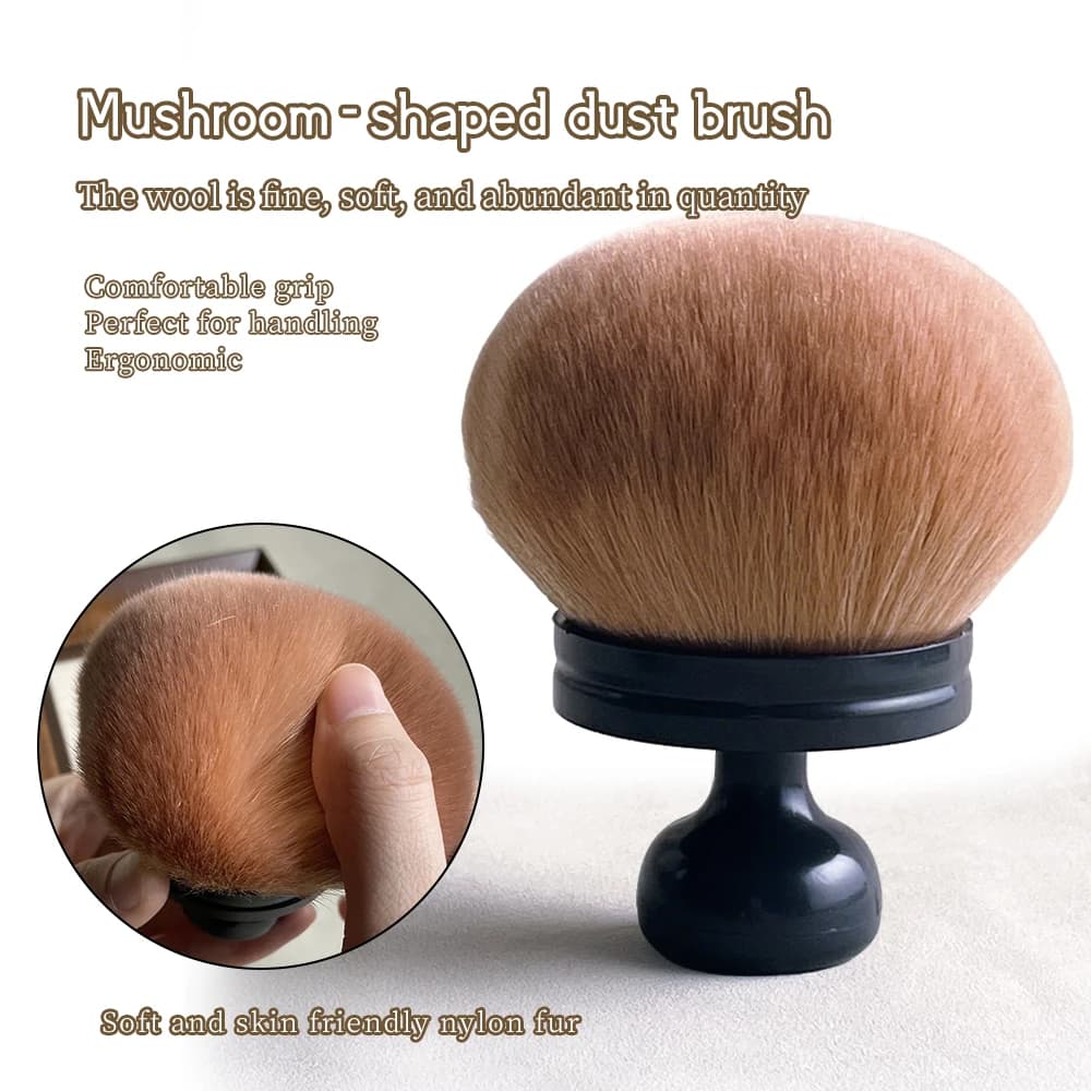 1PC Nail Art Pre-treatment Dust Brush Nail Supplies Soft-Bristle Cleaning Brush For Nail Removing Dust Face Blush Powder Brush
