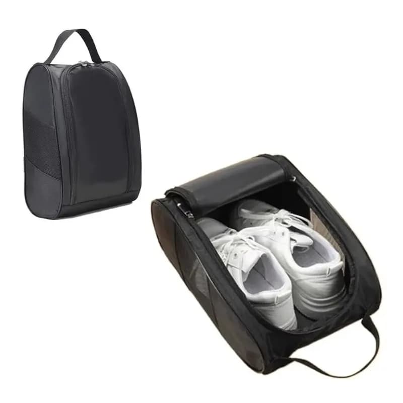 Portable Golf Shoe Bag Oxford Cloth Shoe Carrier Bags Breathable Lightweight Golf Handbag Dustproof Football Tennis Shoe Bag