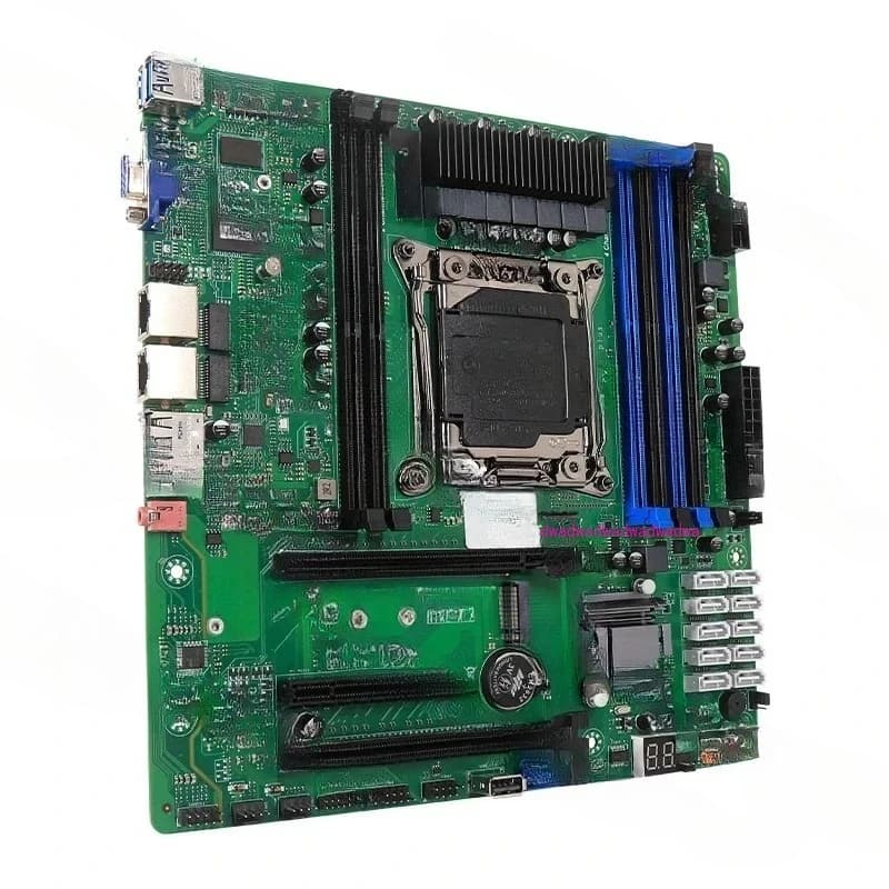 PER scheda principale NAS X99, chipset C612 per 10 server di archiviazione rack, PC industriale Mini-ITX e scheda principale router morbido