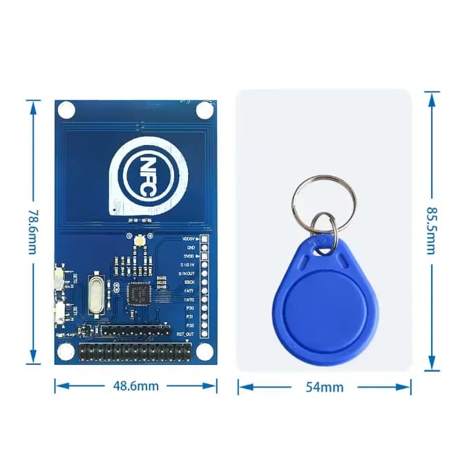 1pcs PN532 NFC Precise RFID IC Card Reader Module Shield V3 13.56MHz SPI IIC I2C UART 3.3V NFC Board For Arduino R3 Raspberry PI