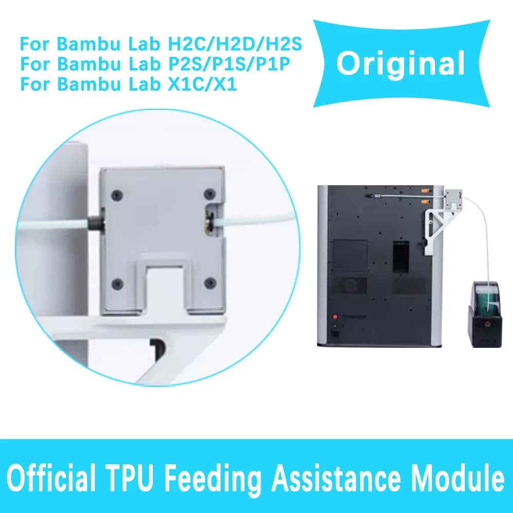 Official TPU Filament Feeding Assistance Module For Bambu Lab X2D H2C H2D H2S P2S P1S P1P X1 X1C 3D Printer Original Accessory