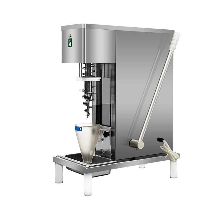 Frullatore automatico per gelato allo yogurt alla frutta Frullatore per gelato a spirale verticale