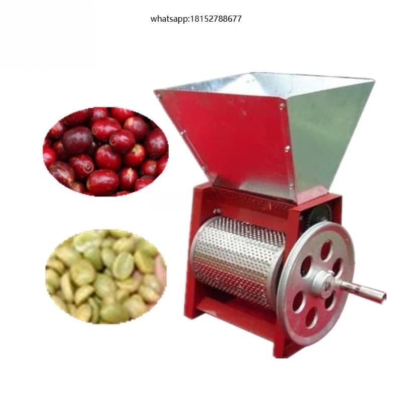 Fresh Coffee Bean Pulping Shelling Peeling Pulper Machine