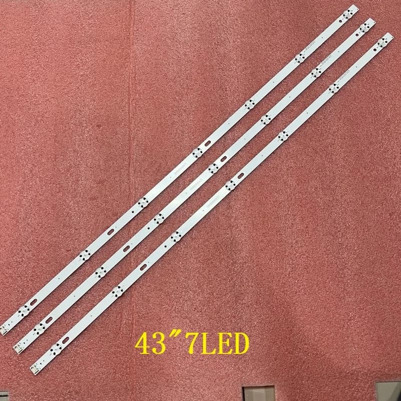 LED Backlight strip(3) for TV 43UJ635V 43UJ675V 43UK6300PLB 43UJ651V 43UJ634V 43UJ630V 43UJ561V 43UJ655V LC43490059A LC43490058A