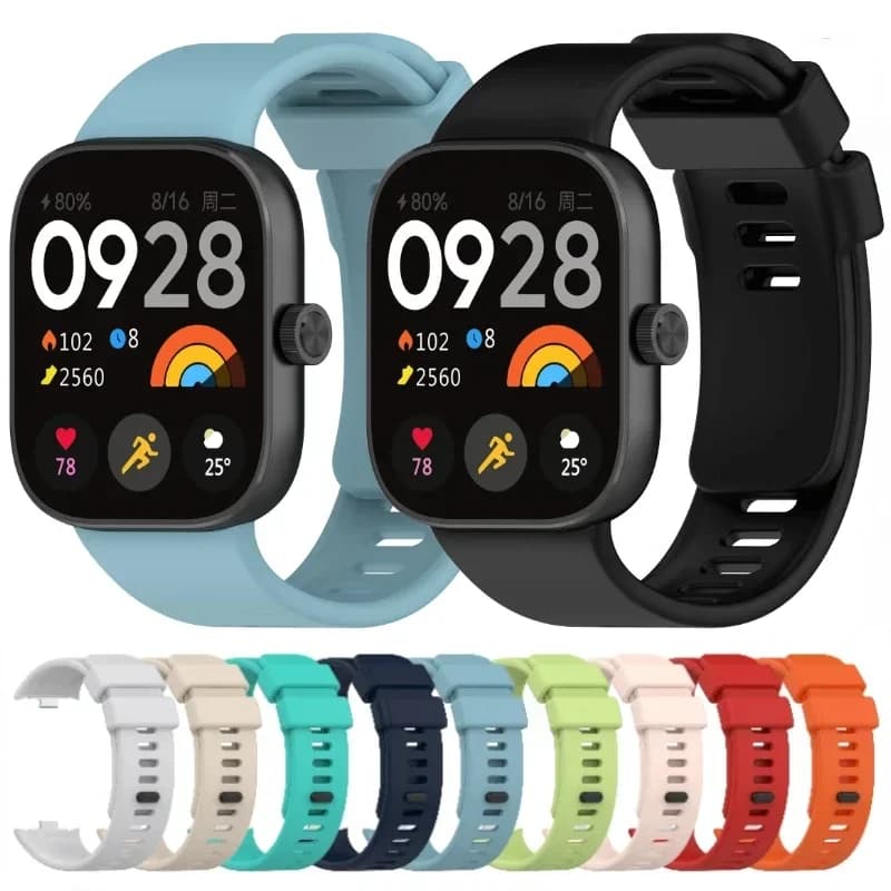 Silicone Strap for Redmi Watch 5 4 Smart Watch Sport Replaceable Wristband for Xiaomi Mi Band 8 9 Pro Bracelet Accessories Belt